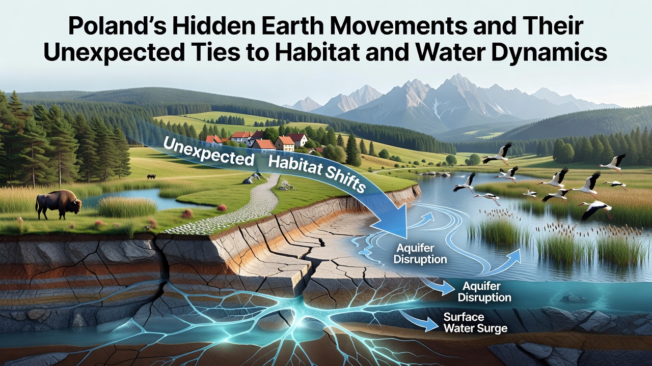 Poland's Subtle Geological Activity and Its Influence on Ecosystems and Hydrology